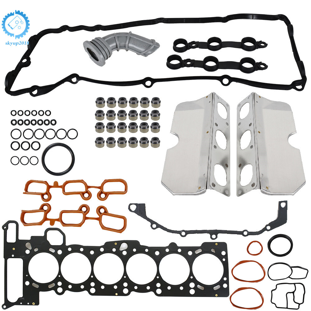 Complete Engine Gasket Set for 01-06 BMW 325i 525i 330Xi E39 E46 E53 X3 Z3 2.5L 3.0L-image