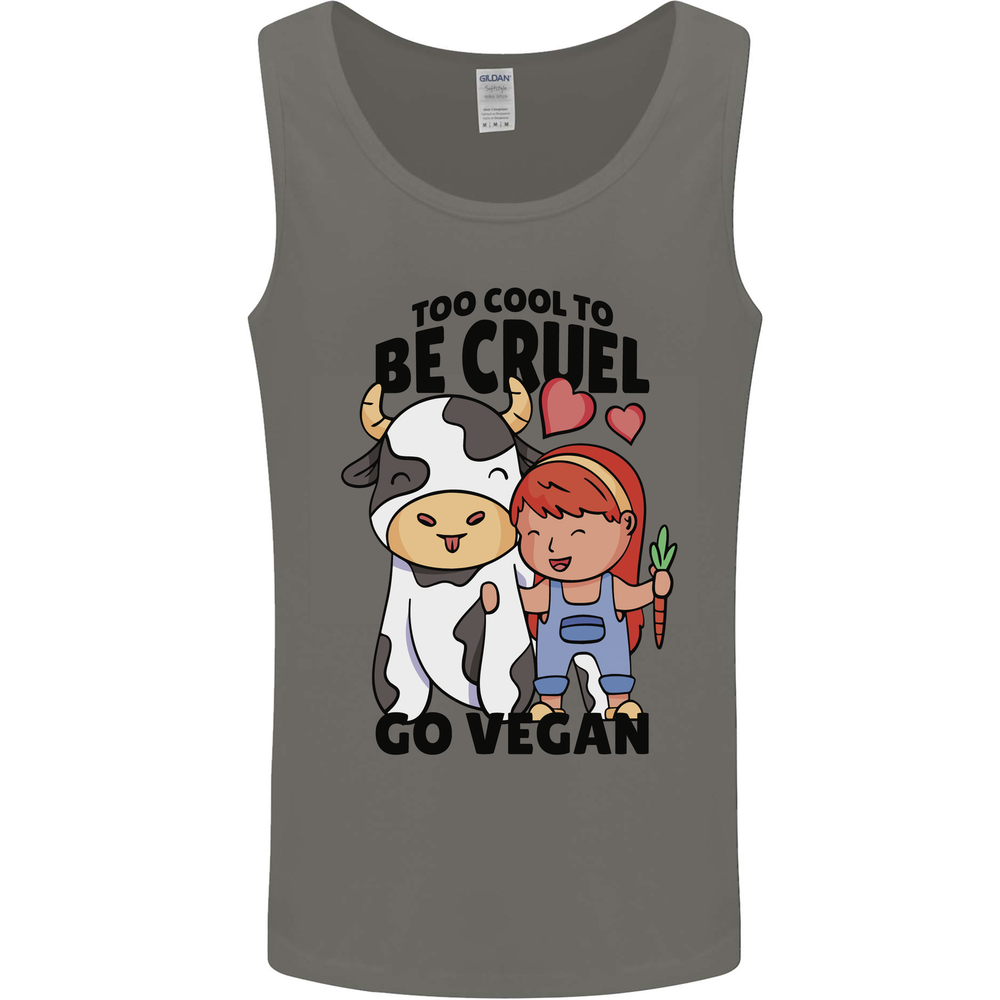 Anything That Farts Funny Vegan Vegetarian Mens Vest Tank Top