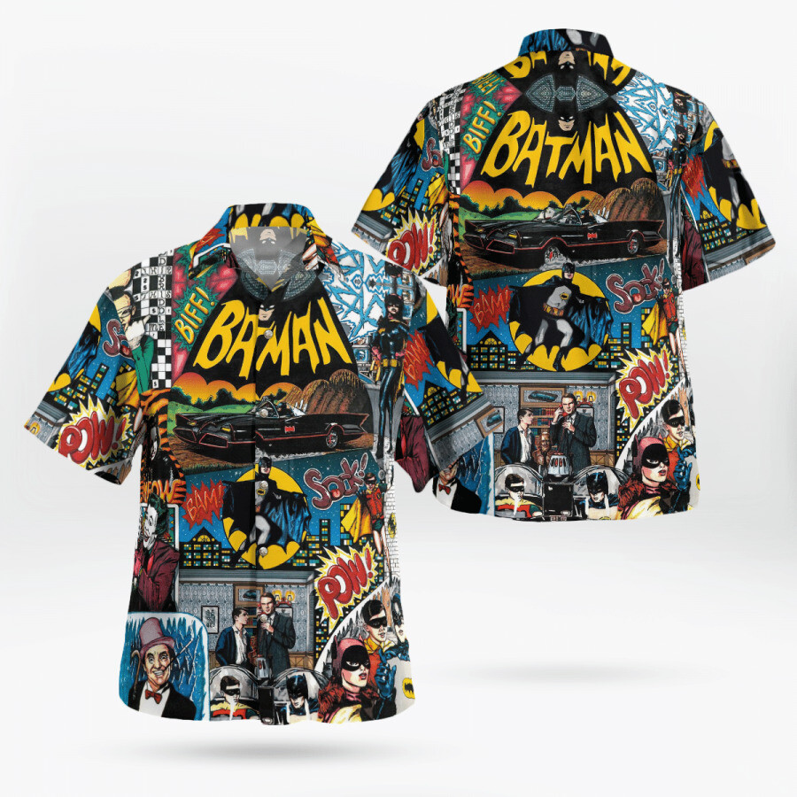 Batman Superheroes Characters Lovers 3D HAWAI SHIRT Best Price Father Day Gift-image