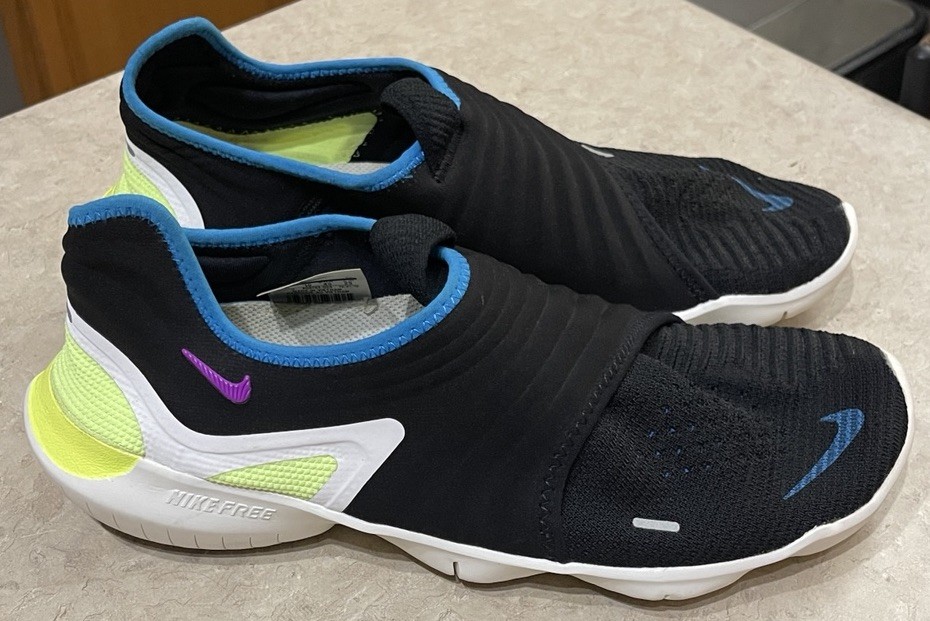 Size 11 - Nike Free RN Flyknit 3.0 Black Hyper Violet