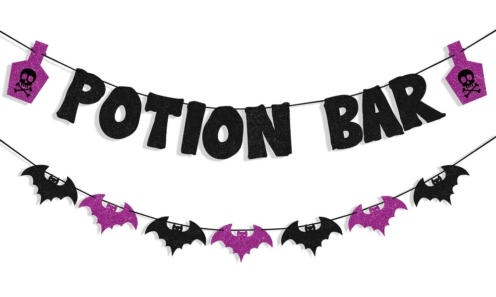 Spooky Halloween Garland Banner for Festive Party Decorations