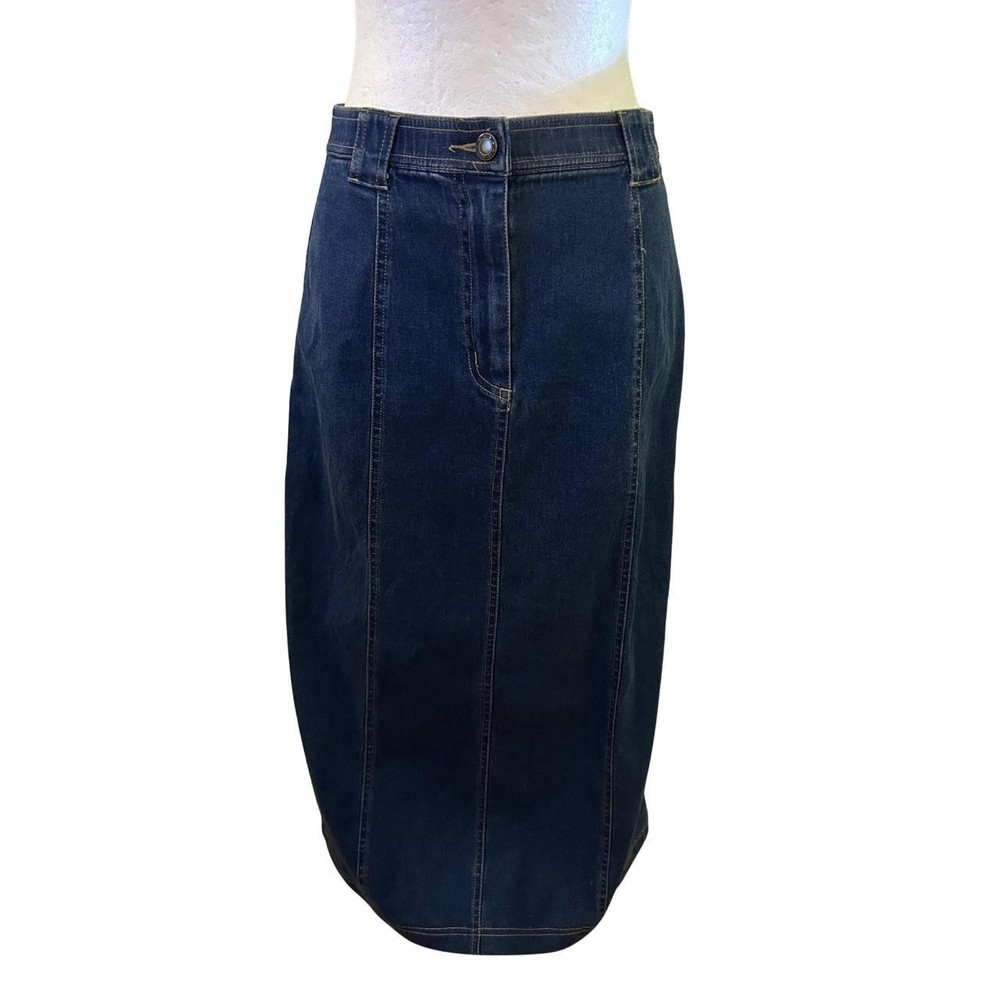Denim Maxi Skirt for Women - Long Flowy Casual Boho Style