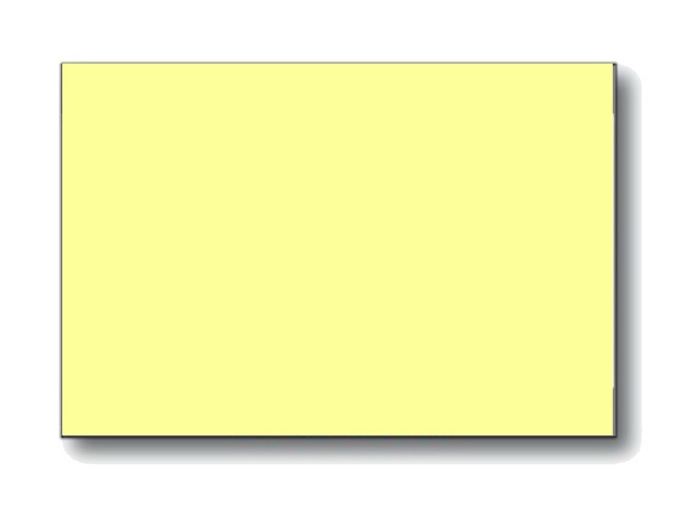 Yellow Vellum Letter-Size Posting Sheets with Horizontal Adhesive Strips, 8.5x11 Inches, 250 Sheets