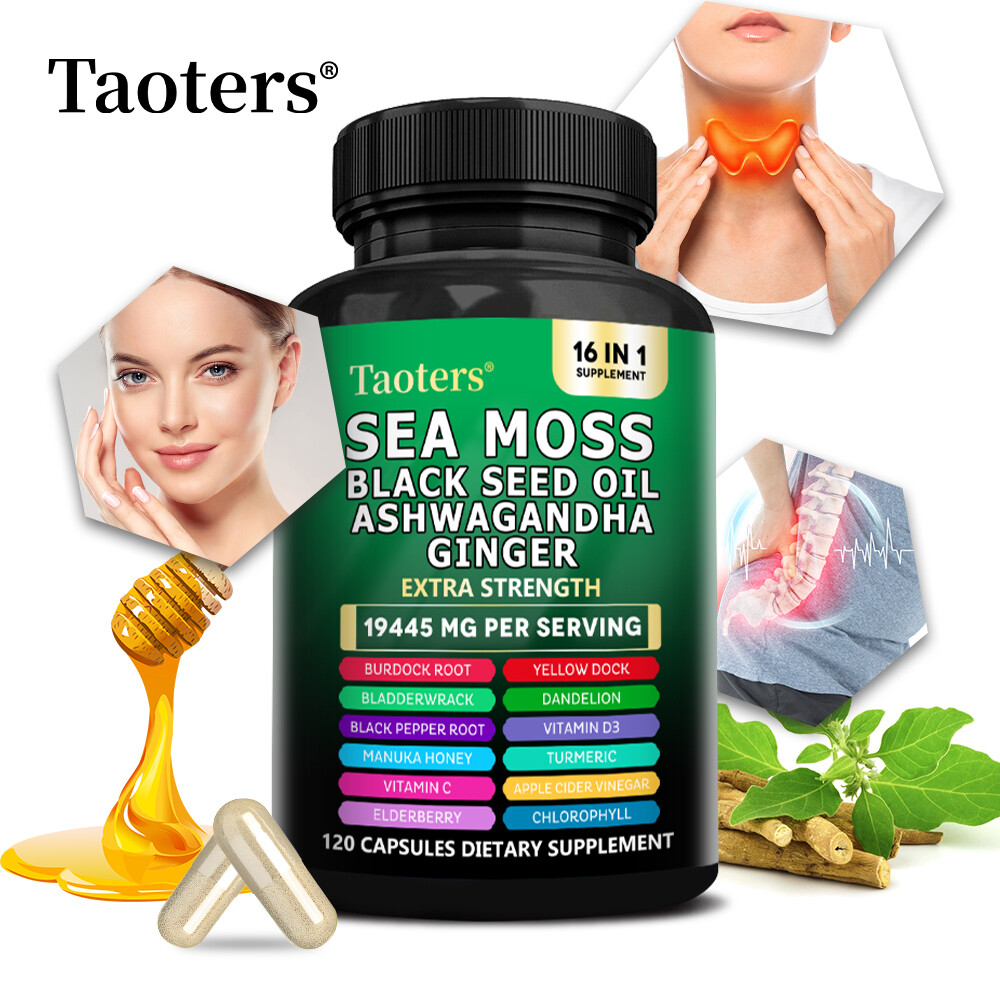 SEA MOSS,BLACK SEED OIL,ASHWAGANDHA ,GINGEREXTRA,Supports Overall Health