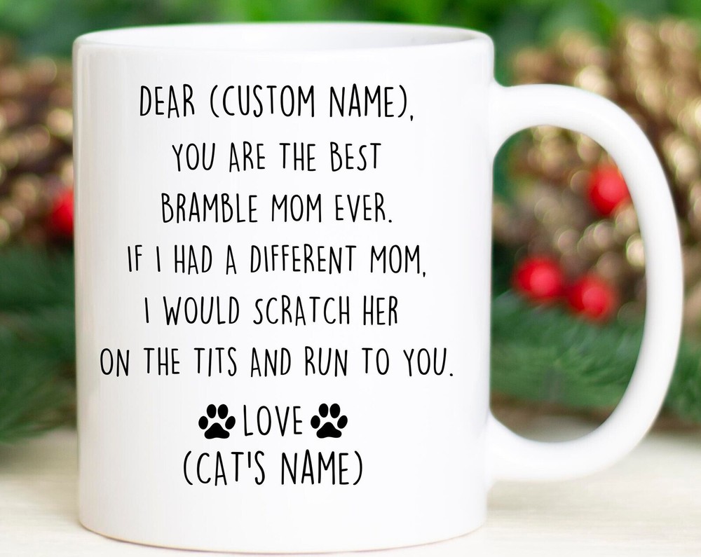 Bramble Cat Mom Birthday Gift Bramble Cat Mom Christmas Gift Bramble Mom Valenti
