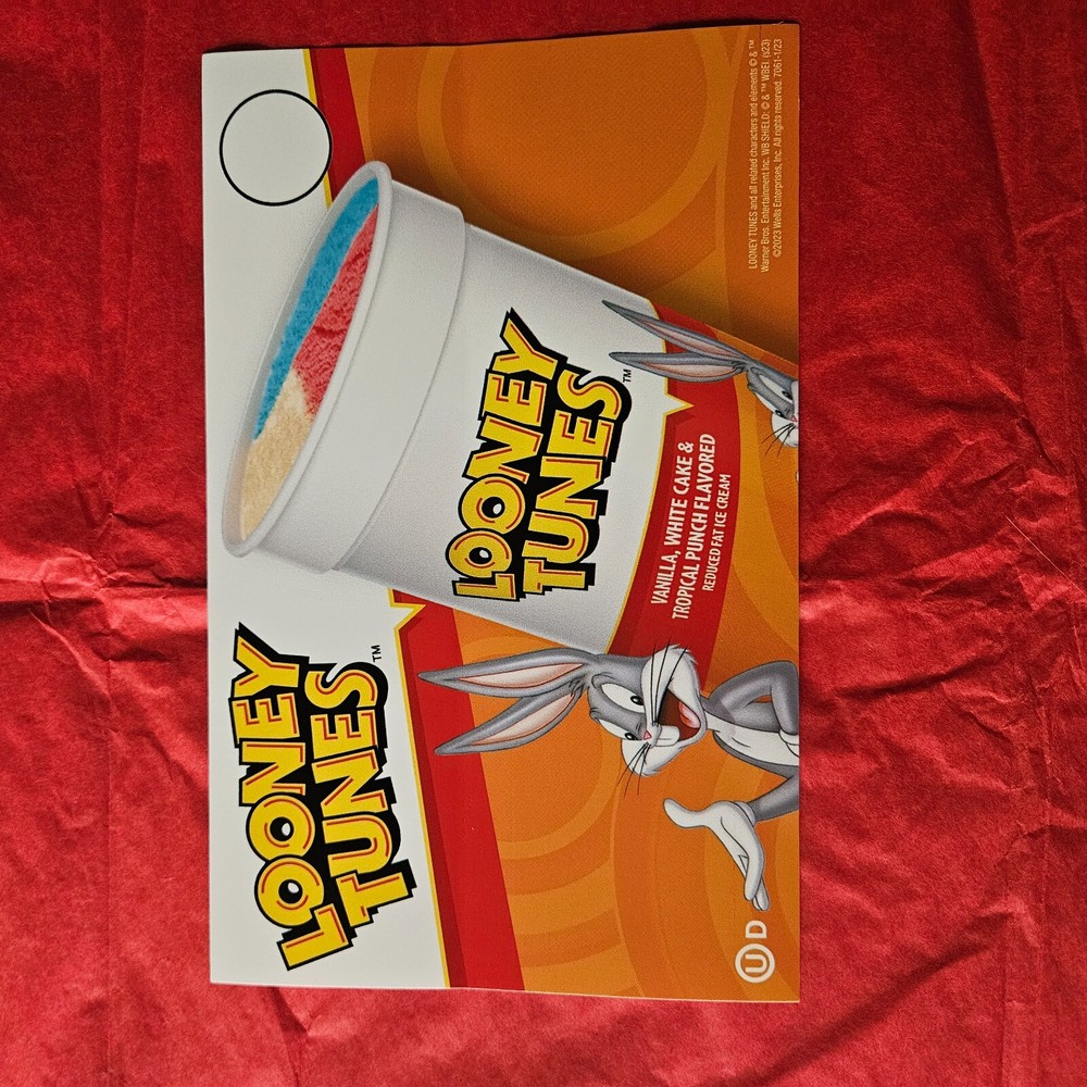 Looney Tunes Blue Bunny Ice Cream Truck Sticker