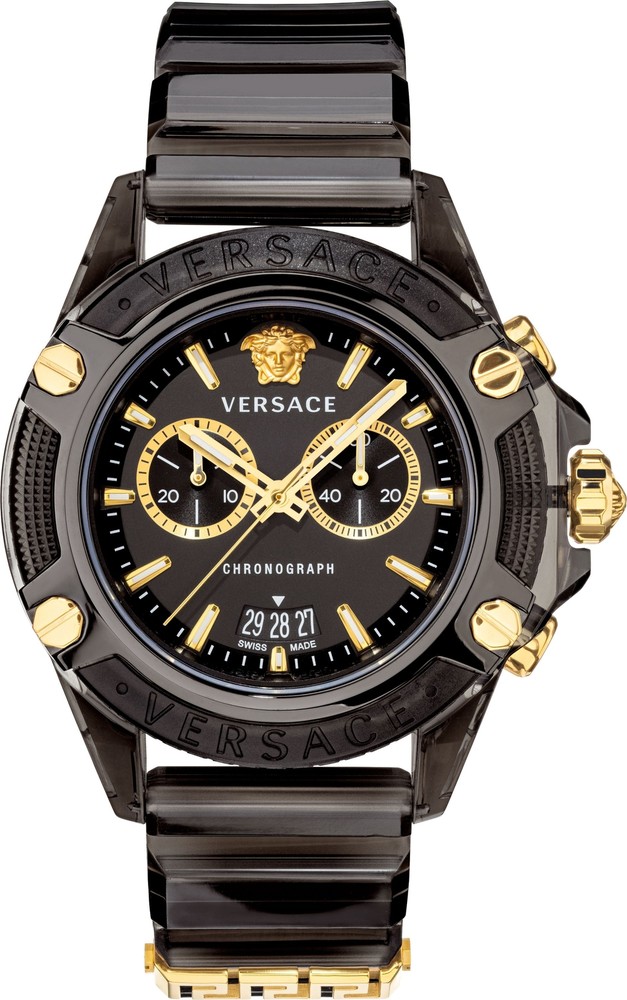 Versace Icon Active Black Mens Watch VEZ700421 Stylish Luxury Timepiece