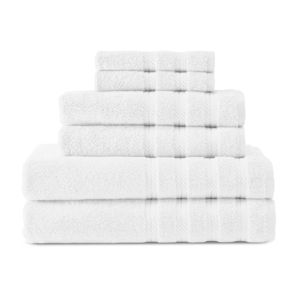 CTT - Luxury 6 Piece Towel Set, 100% Turkish Cotton, Quick Drying, Highly Abs...