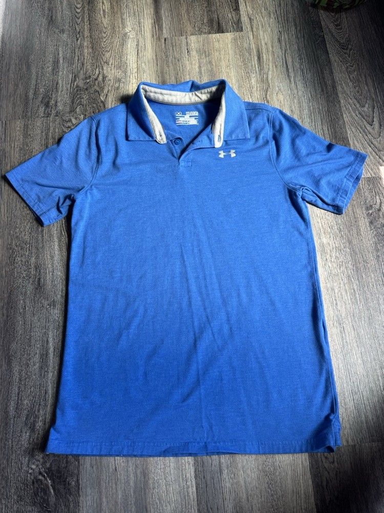 Under Armour Boys Youth Polo Dress Shirt Top Size XL Xlarge