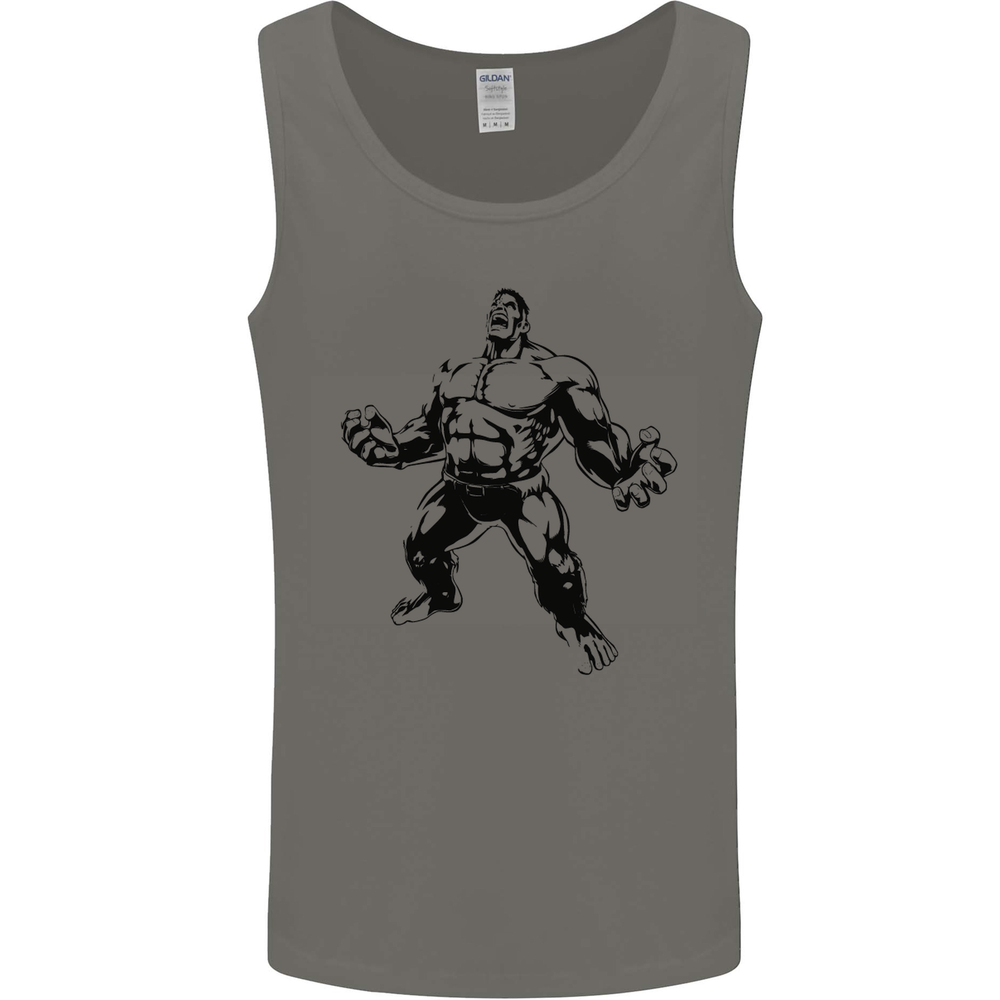 Muscle Man Gym Training Top Bodybuilding Mens Vest Tank Top