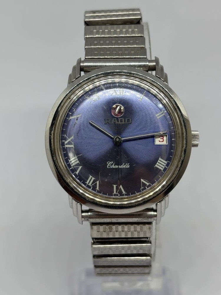 Rado Water Shield Antique Blue Dial Working Product