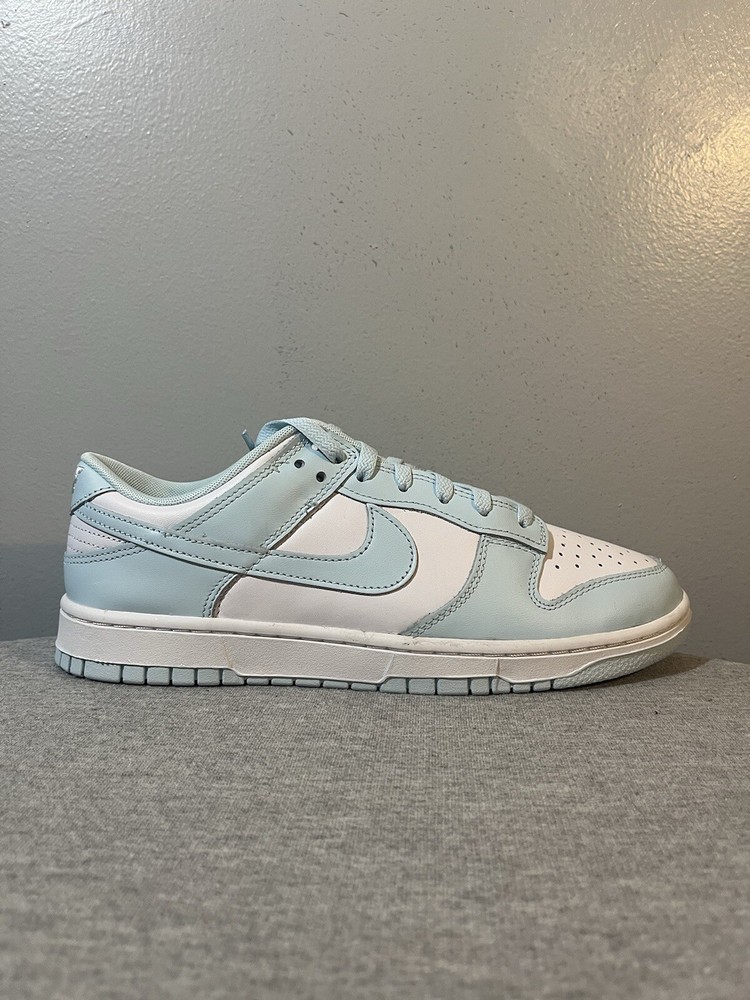 Nike Dunk Low Retro White Glacier Blue Sneaker Men's Shoe Size 10 DV0833 104