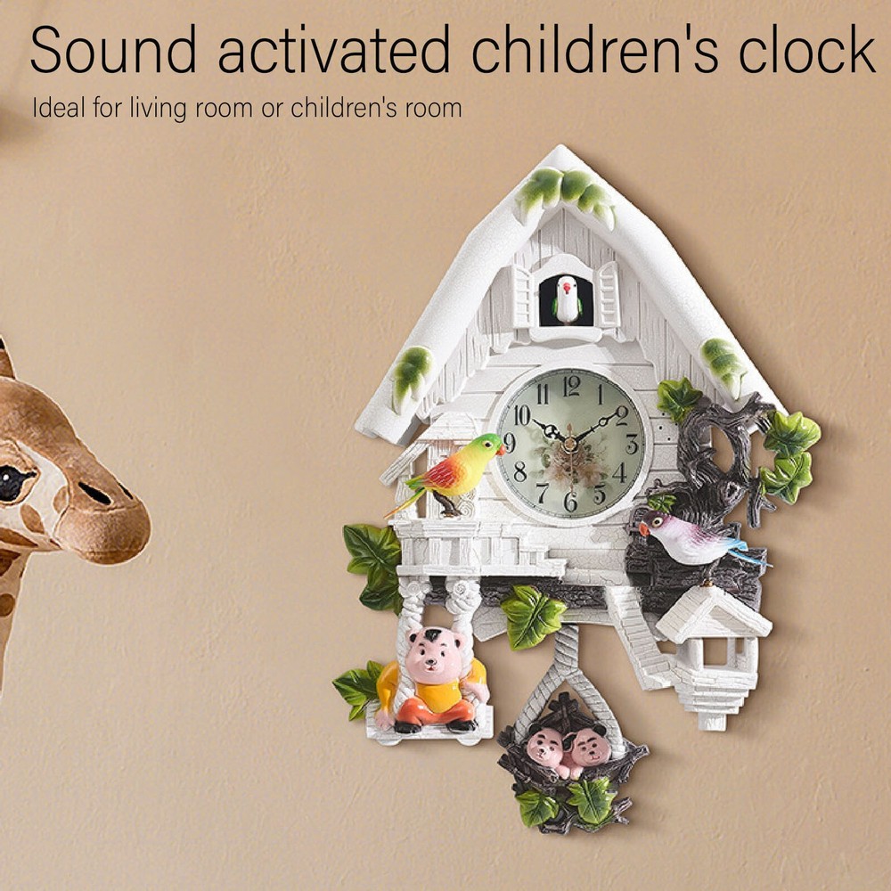 Cuckoo Clock Cuckoo Bird Voices On Time Alarm Classic European Style Cute Cuckoo