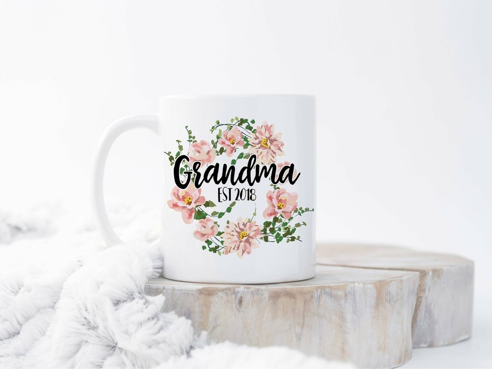 Custom New Grandma Mug Grandma Est Mug New Grandma Gift Grandma To Be New Nana