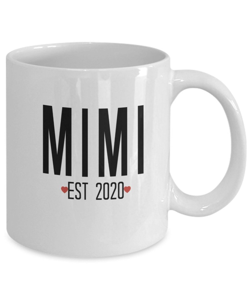 Gift Mug For Newmimi Est Mimi Mother’s Day Gift Cup Inspirational Mimi Mugs