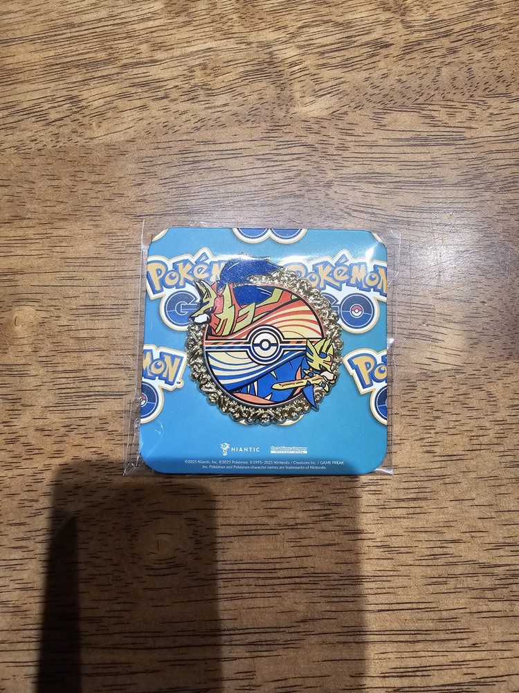 Pokemon Go Fest Pin 2025 Sold Out Item Zamazenta Zacian Collectible