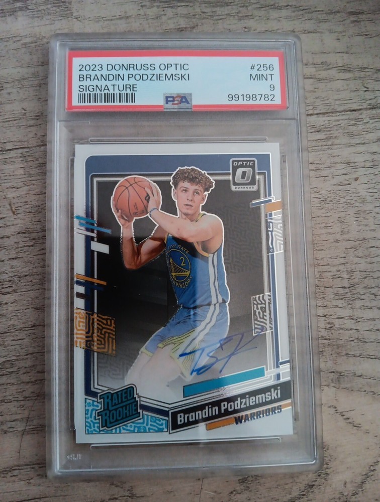 2023-24 Panini Donruss Optic Rated Rookie Brandin Podziemski Auto #203  