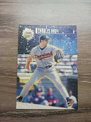 1998 Topps Stars Premium Rare Charles Nagy #1368/2299 Cleveland Indians Card
