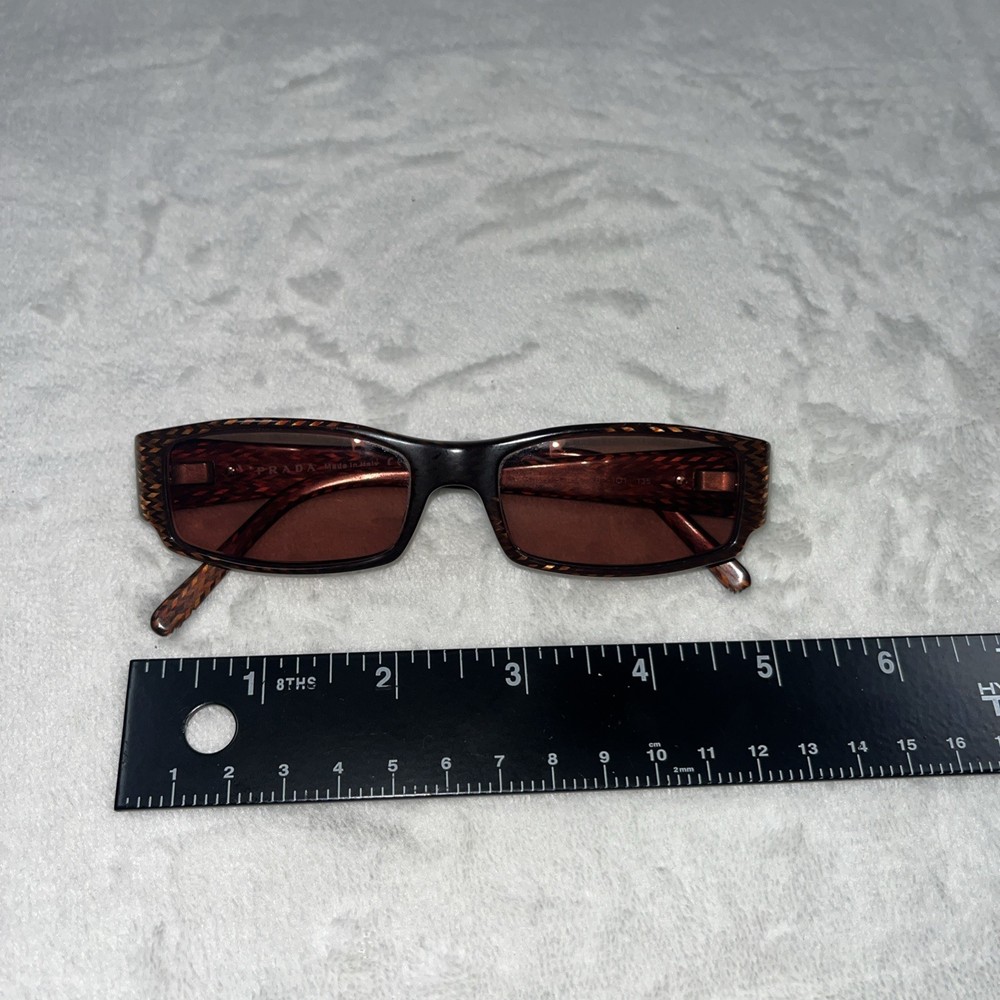 Prada VPR 03H Brown Women’s Rectangle Sunglasses – Stylish Frames Only