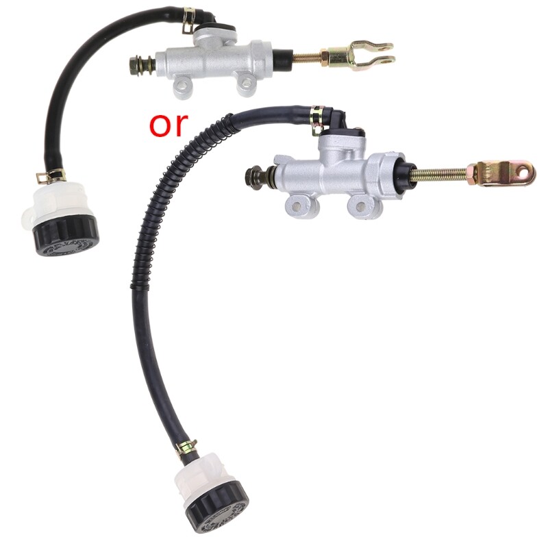 Rear Hydraulic Foot Brake Lever Motorcycle Bike Cylinder