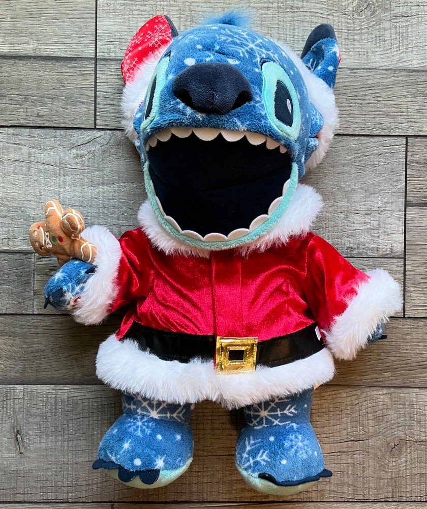 Build A Bear Disney Aloha Christmas Stitch Snowflakes 15’ Plush Stuffed Animal