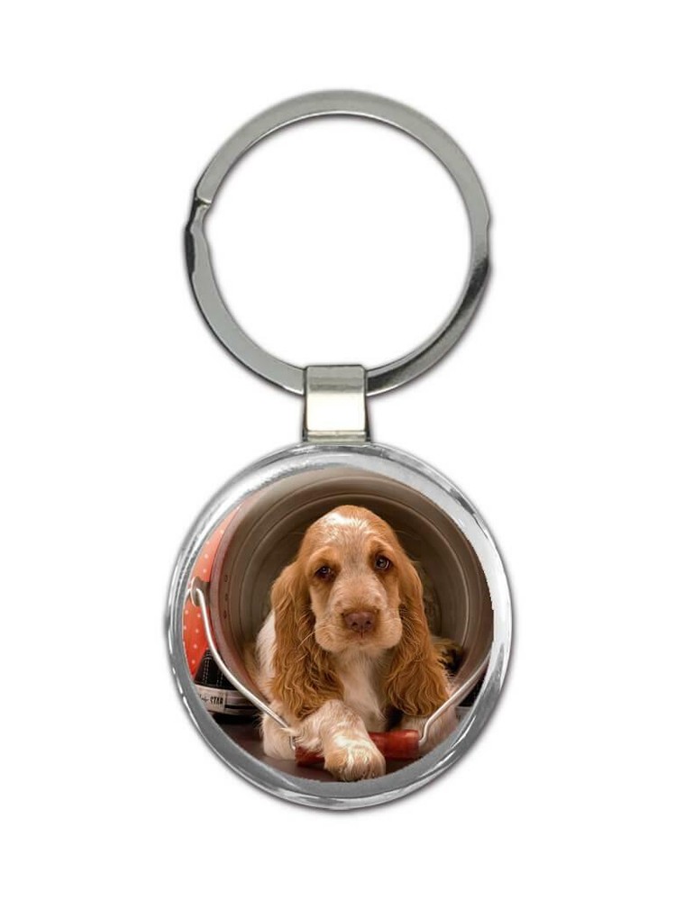 Gift Keychain : Cocker Spaniel Pet Animal Puppy Dog Cute Funny