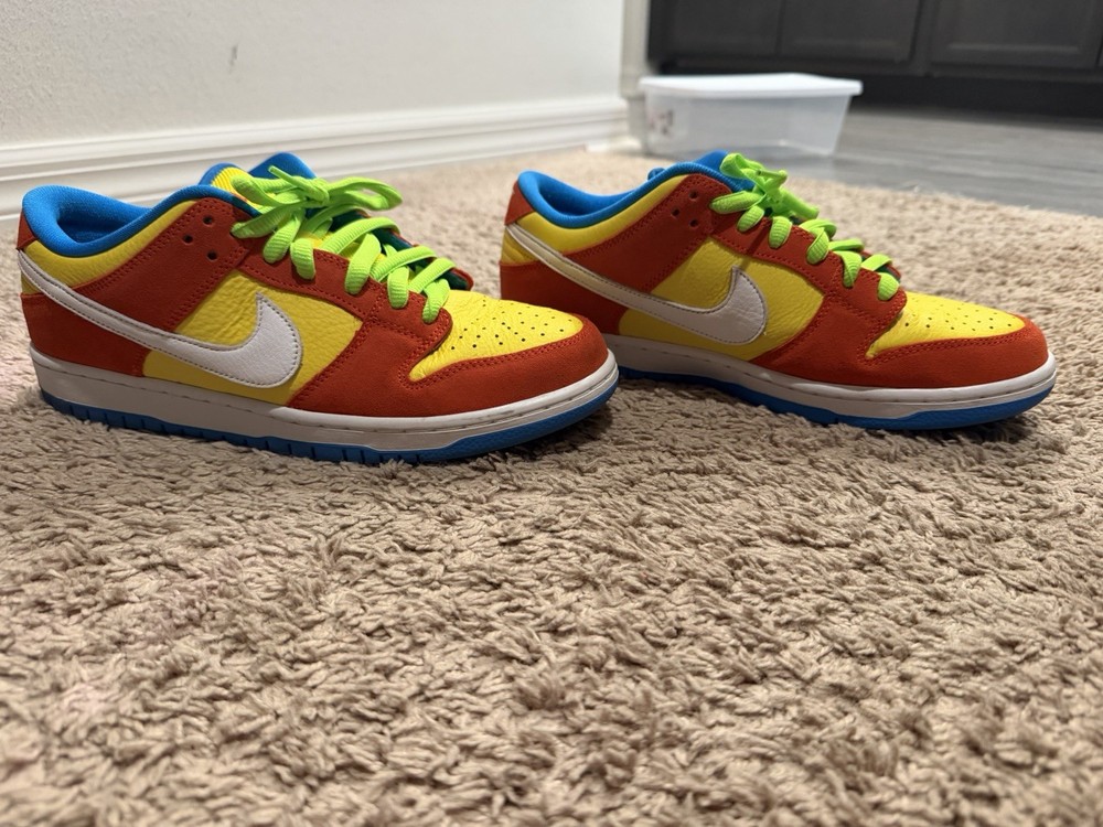Nike SB Dunk Low Bart Simpson Size 10 Used No Box