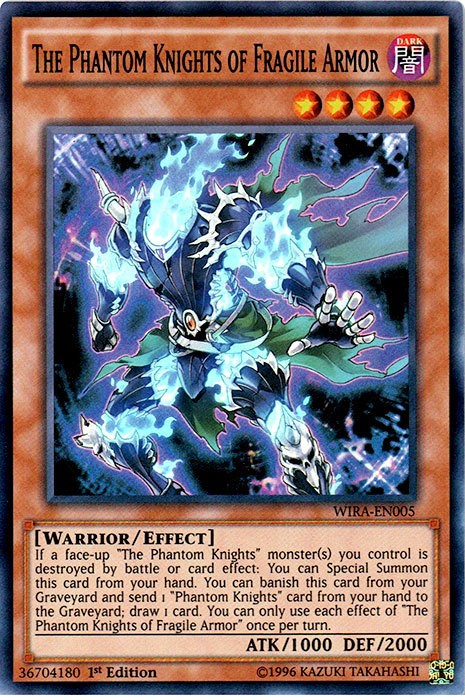 The Phantom Knights of Fragile Armor WIRA-EN005 Super Rare 1st Ed Mint