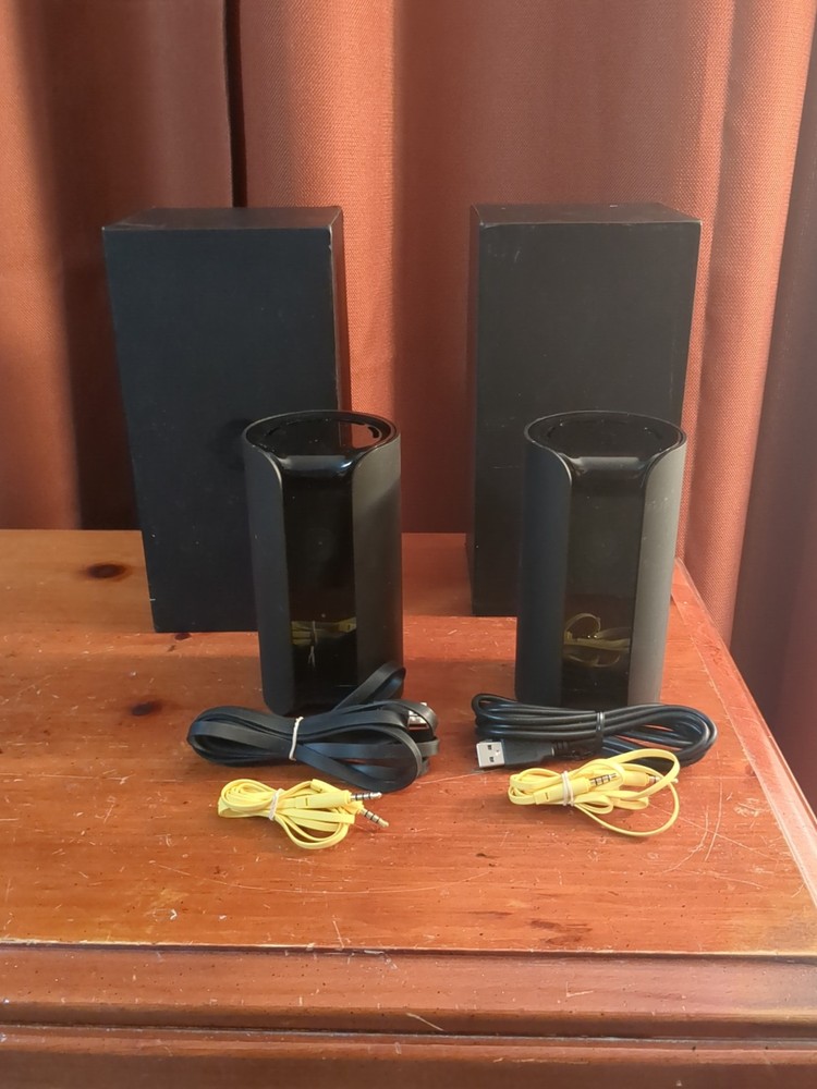 Canary Home Security Camera CAN100USBK Indoor Smart Black 2-Pack Set