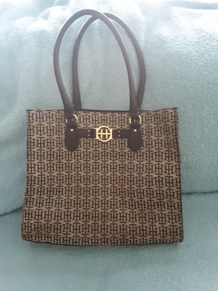 Tommy Hilfiger Canvas Tote Bag for Women Stylish and Spacious