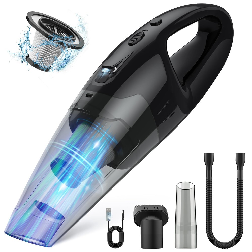 Handheld Vacuum Cordless Rechargeable, Dust Busters Cordless Rechargeable wit...