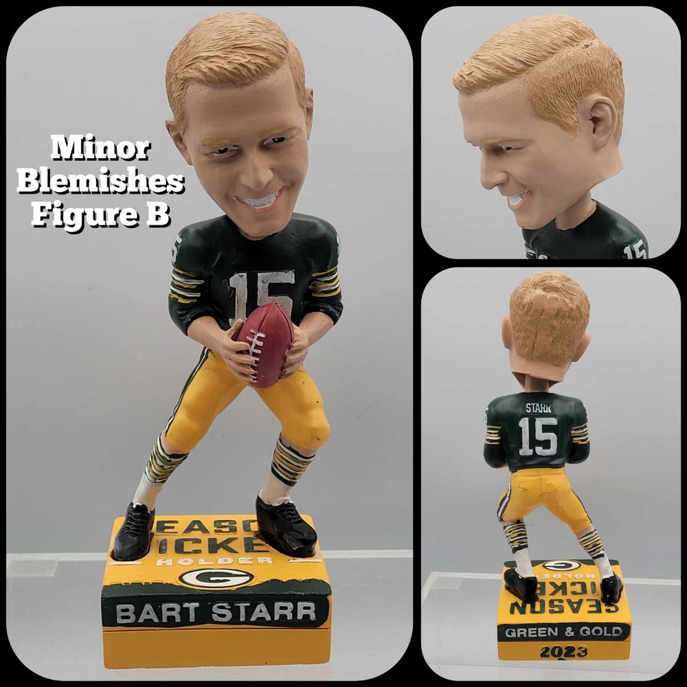 Bart Starr #15 Green Bay Packers Season Ticket Holder NFL 2023 Bobblehead In Box