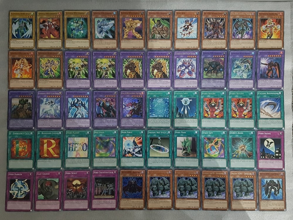 YuGiOh Legendary Collection 2 LCGX HERO Bundle Lot