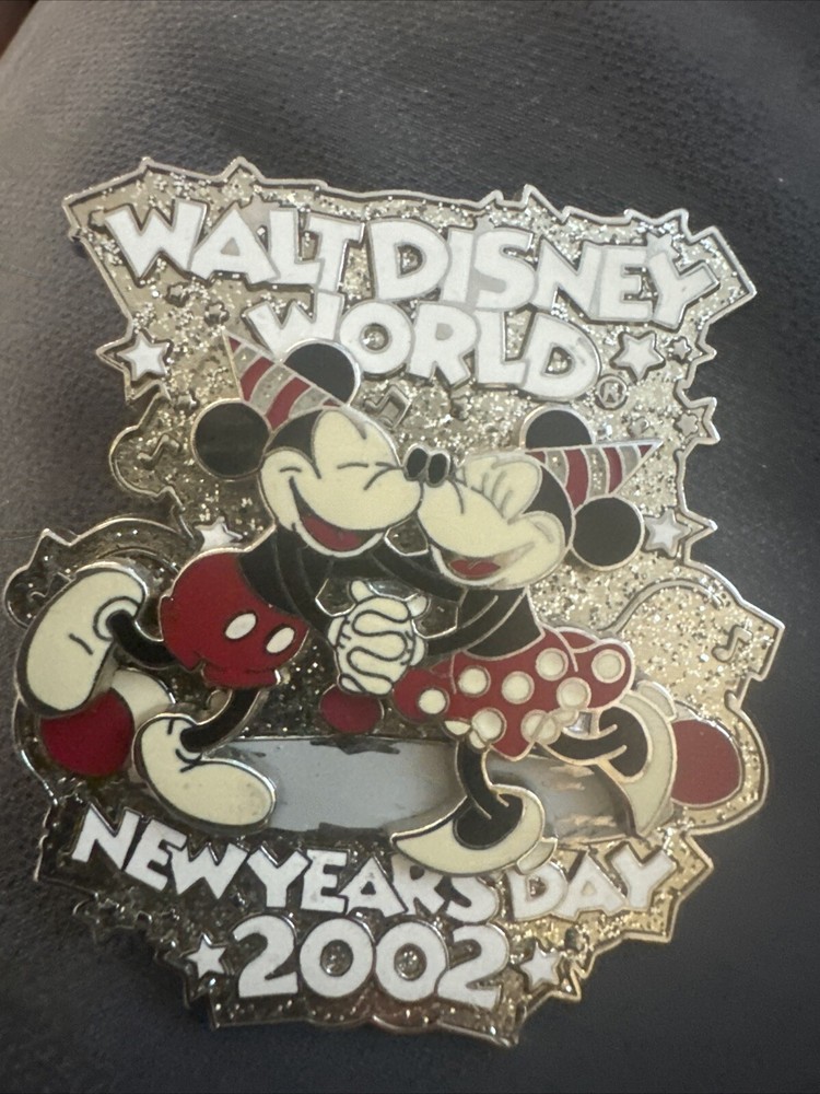 Walt Disney World 2002 New Years Mickey & Minnie LE Pin 46A-847S-image