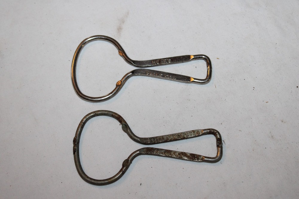 2 Vintage Advertising Bottle Openers HURR'S DAIRY Sunbury, PA