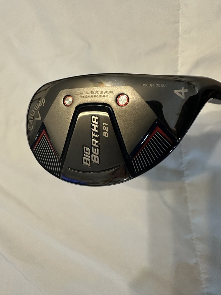 Callaway Big Bertha B21 21* 4 Hybrid/Rescue Graphite RCH 65 Stiff Flex RT hand