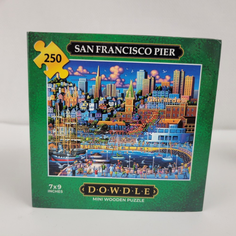 San Francisco Pier 250 Piece Mini Wooden Jigsaw Puzzle 7