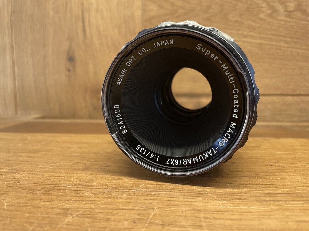 *Exc+5* Pentax SMC Macro Takumar 6x7 135mm F/4 Lens for 6x7 67 67II From Japan