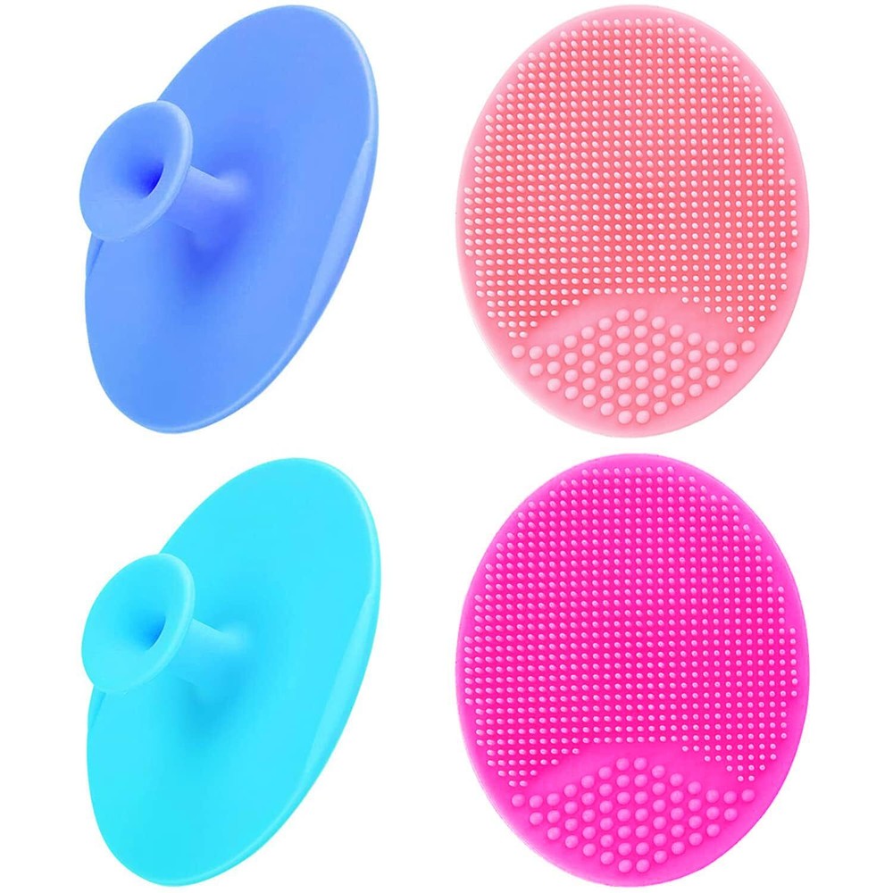 Gentle Silicone Baby Bath Brush for Cradle Cap & Massage