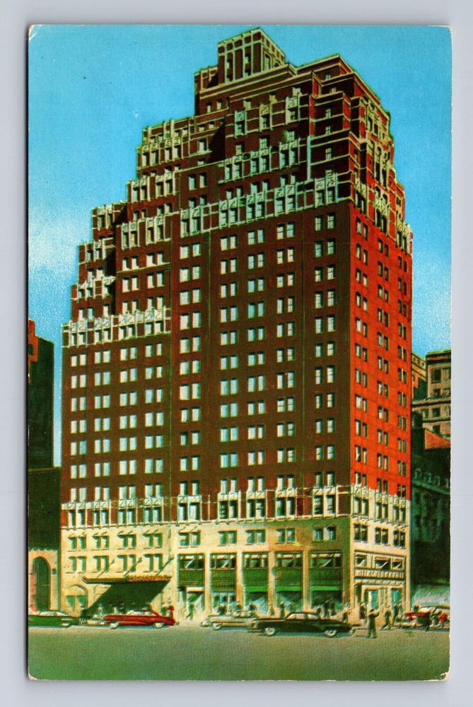 New York City NY, Hotel New Weston, Souvenir, Antique, Vintage Postcard