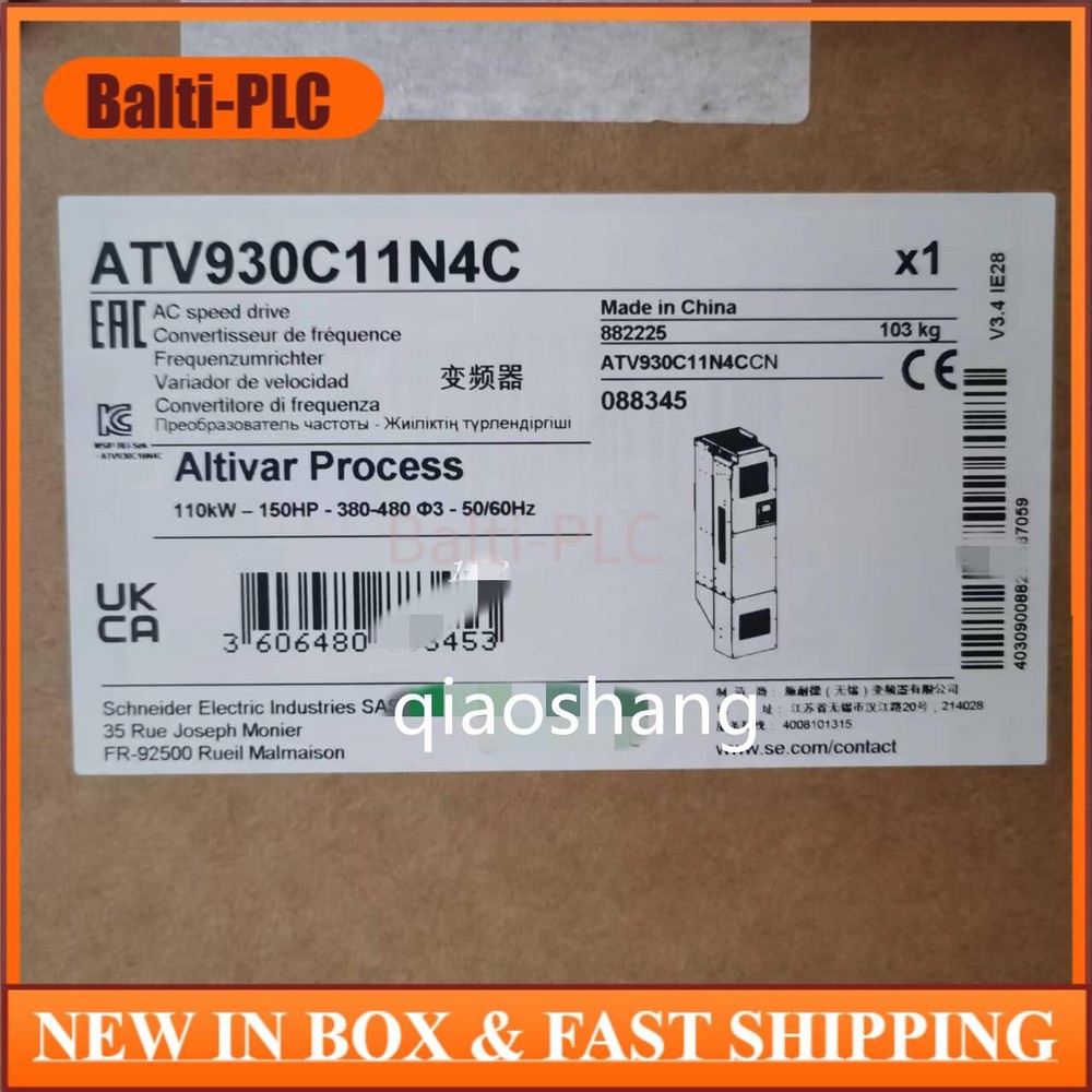 1PC New ATV930C11N4C frequency converter DHL or FedEx