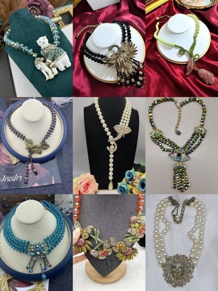 Retro Versatile Fashion Luxurious Exquisite Colorful Beautiful Necklace