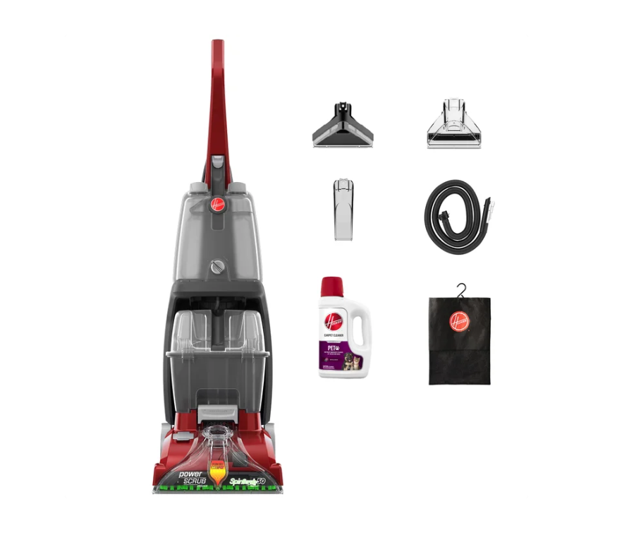 Hoover POWER SCRUB DELUXE Carpet Cleaner Upright Shampooer FH50270