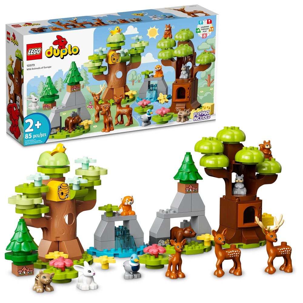 LEGO DUPLO Wild Animals of Europe Building Toy Set 10979
