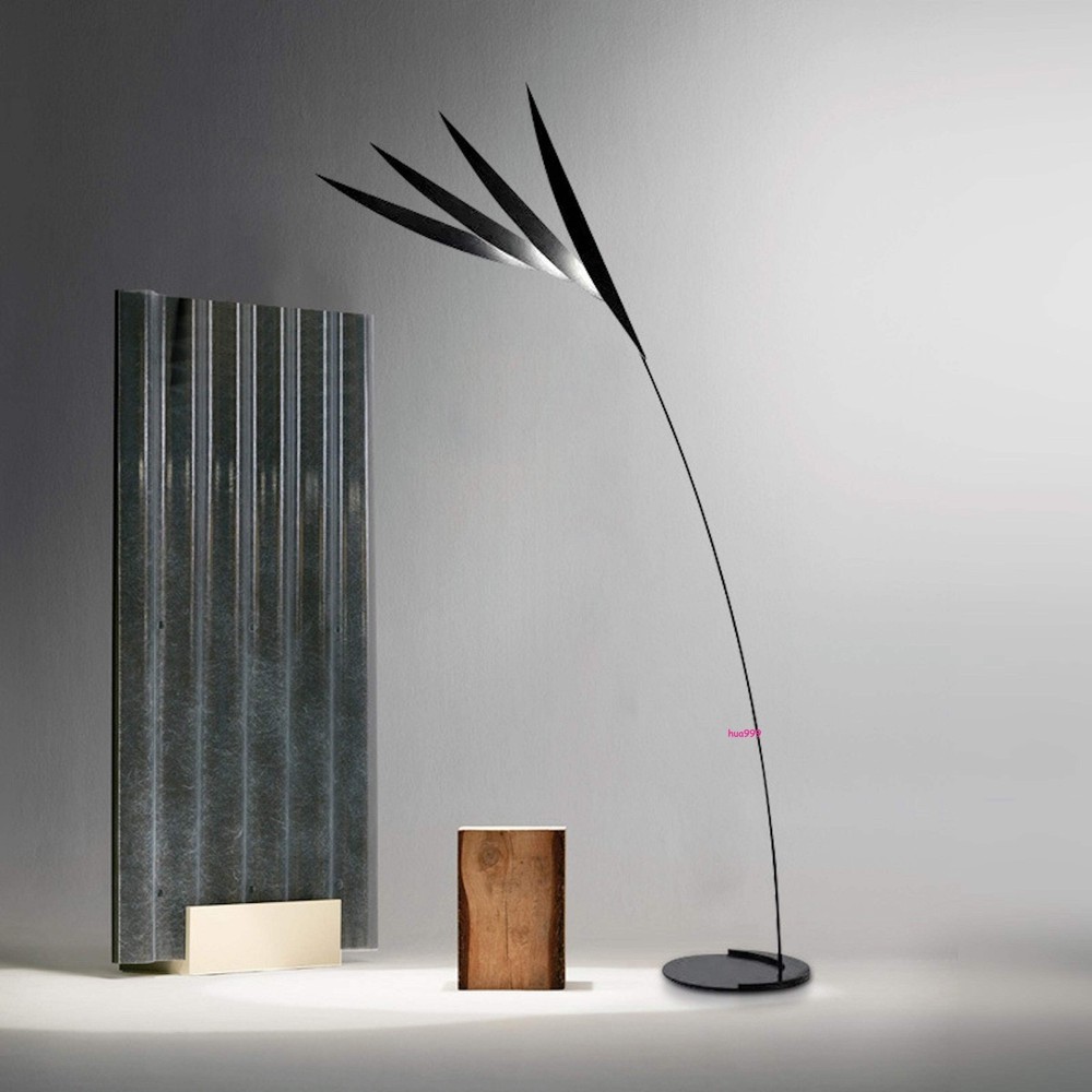 Creative Bird Of Paradise Stem LED Floor Lamp 185cm High 73 Inch Sturdy Base