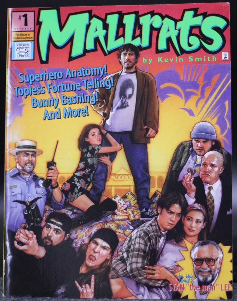 Mallrats (1995) #1 Kitchen Sink Graphic Novel Signed Kevin Smith Jason Mewes VF+