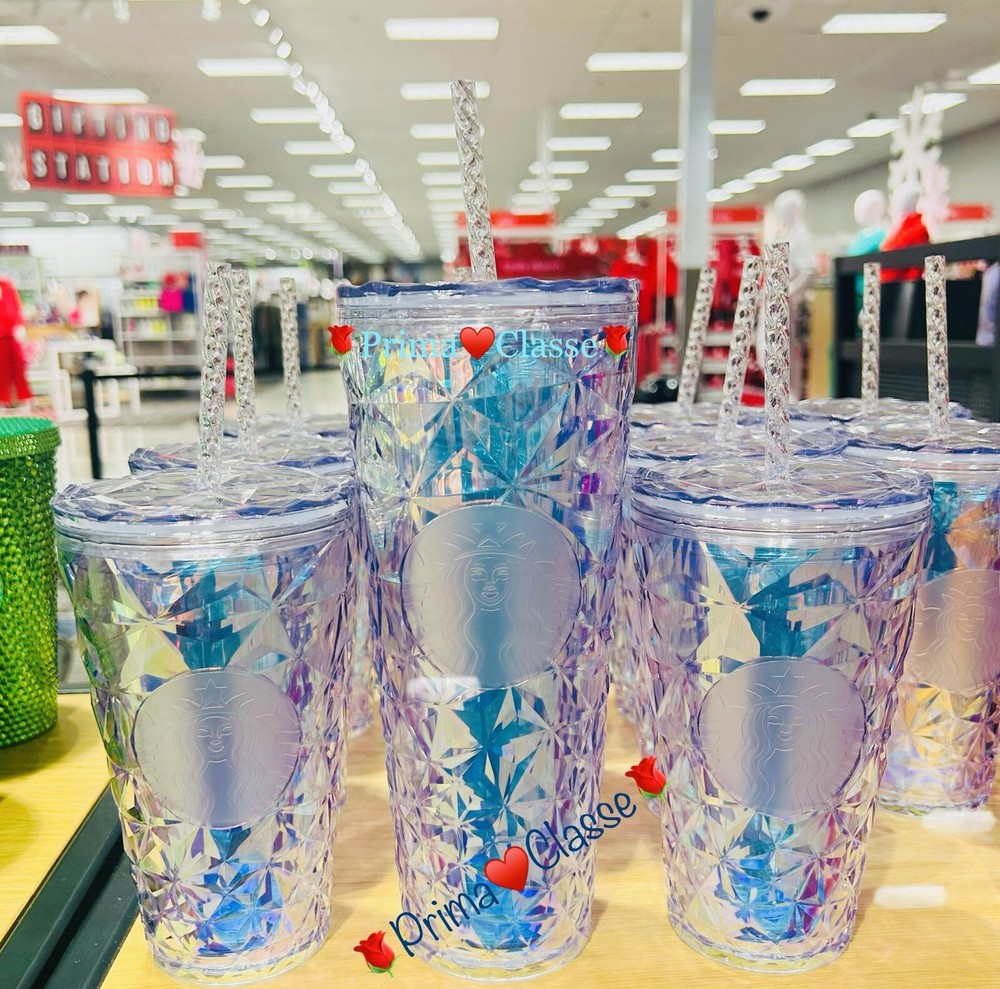 Starbucks Unicorn Prism Jeweled Tumbler White Holiday Edition Venti Grande