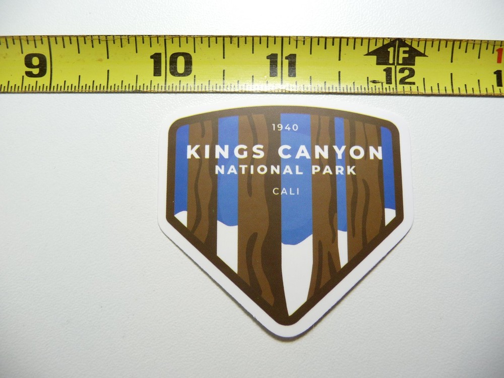 Kings Canyon National Park California Hiking Camping Nature Decal Sticker