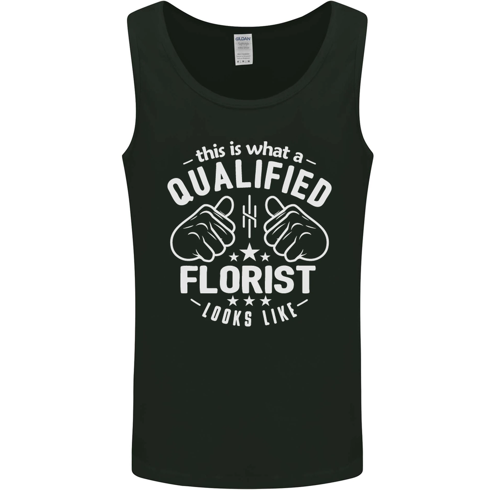 This Is What a Qualified Florist Looks Like Mens Vest Tank Top