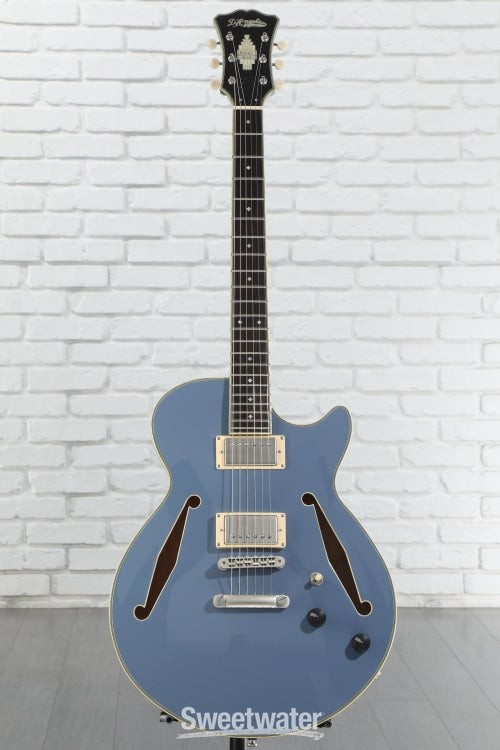 D'Angelico Excel SS Tour Semi-Hollow Electric Guitar Slate Blue
